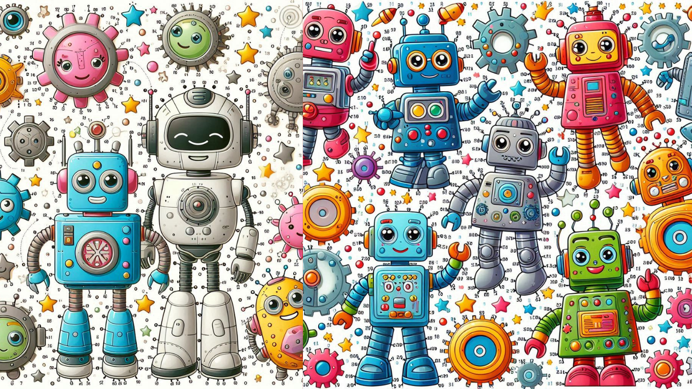 Robots Dot to Dot Nattapong